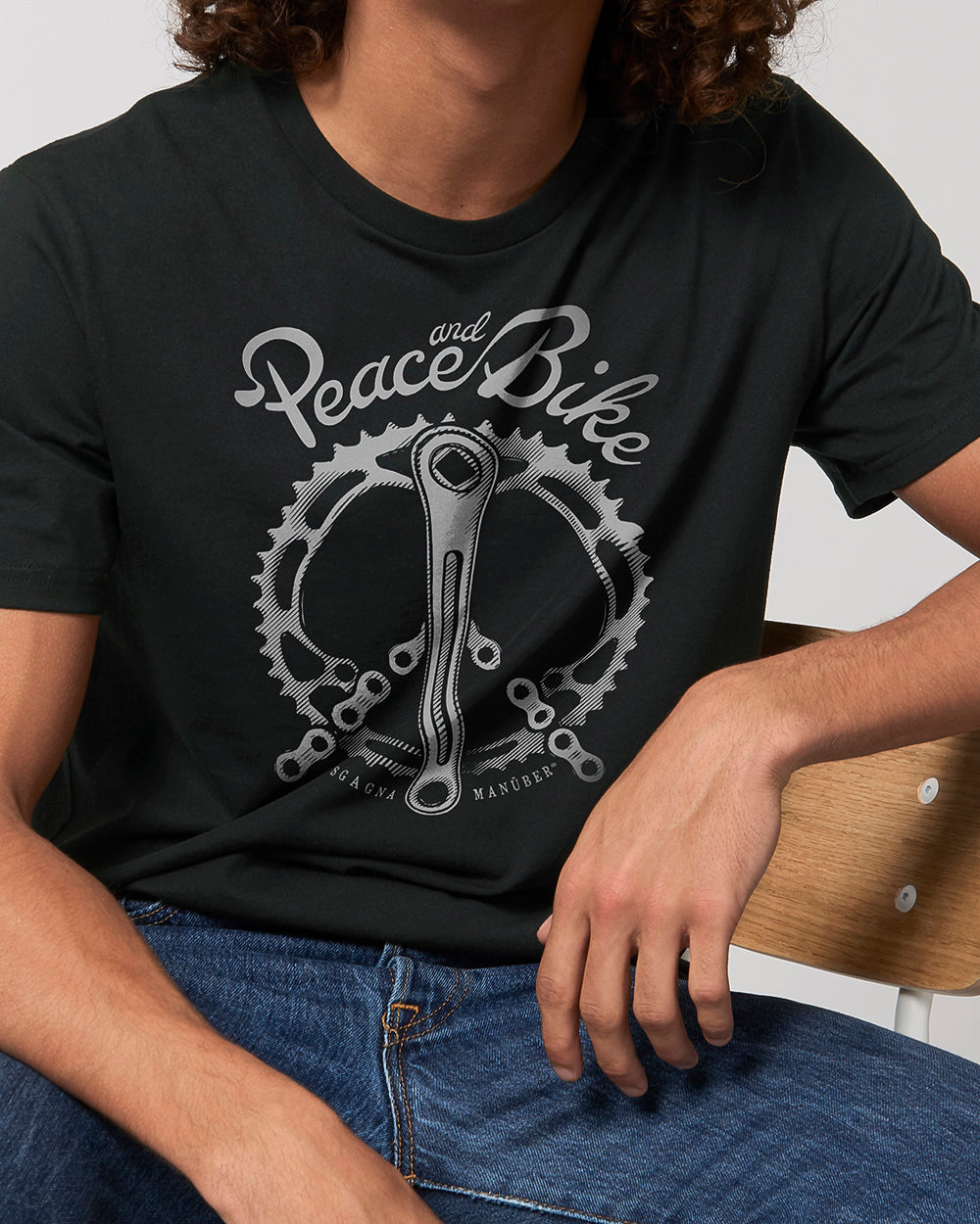 t-shirt mod. Peace and Bike