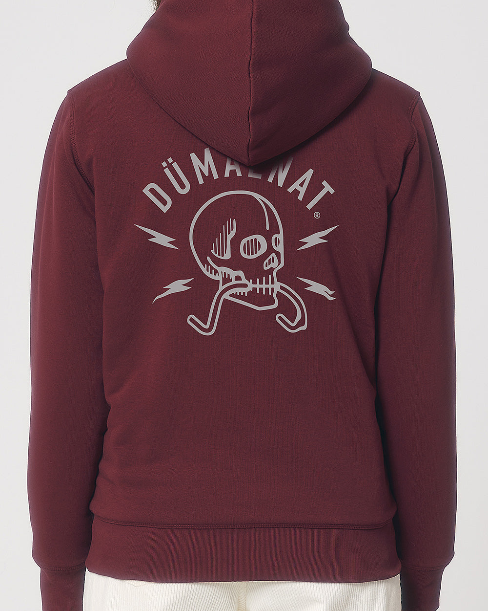 Felpa con zip e cappuccio in Sherpa "Sgagnamanüber" mod. DMN