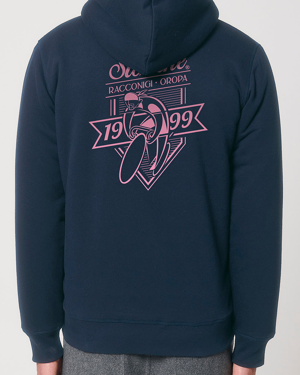 Felpa con zip e cappuccio in Sherpa "Le Storiche" mod. 1999