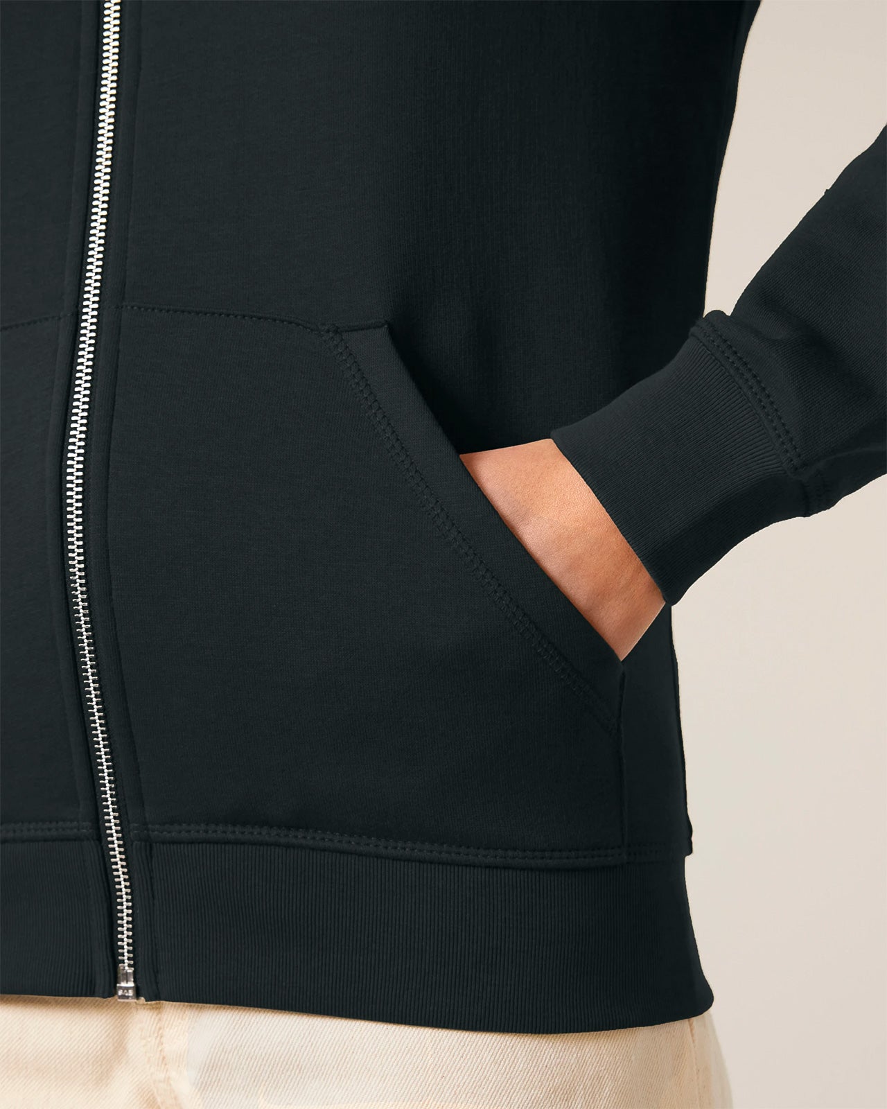 felpa con zip e cappuccio mod. Peace and Bike