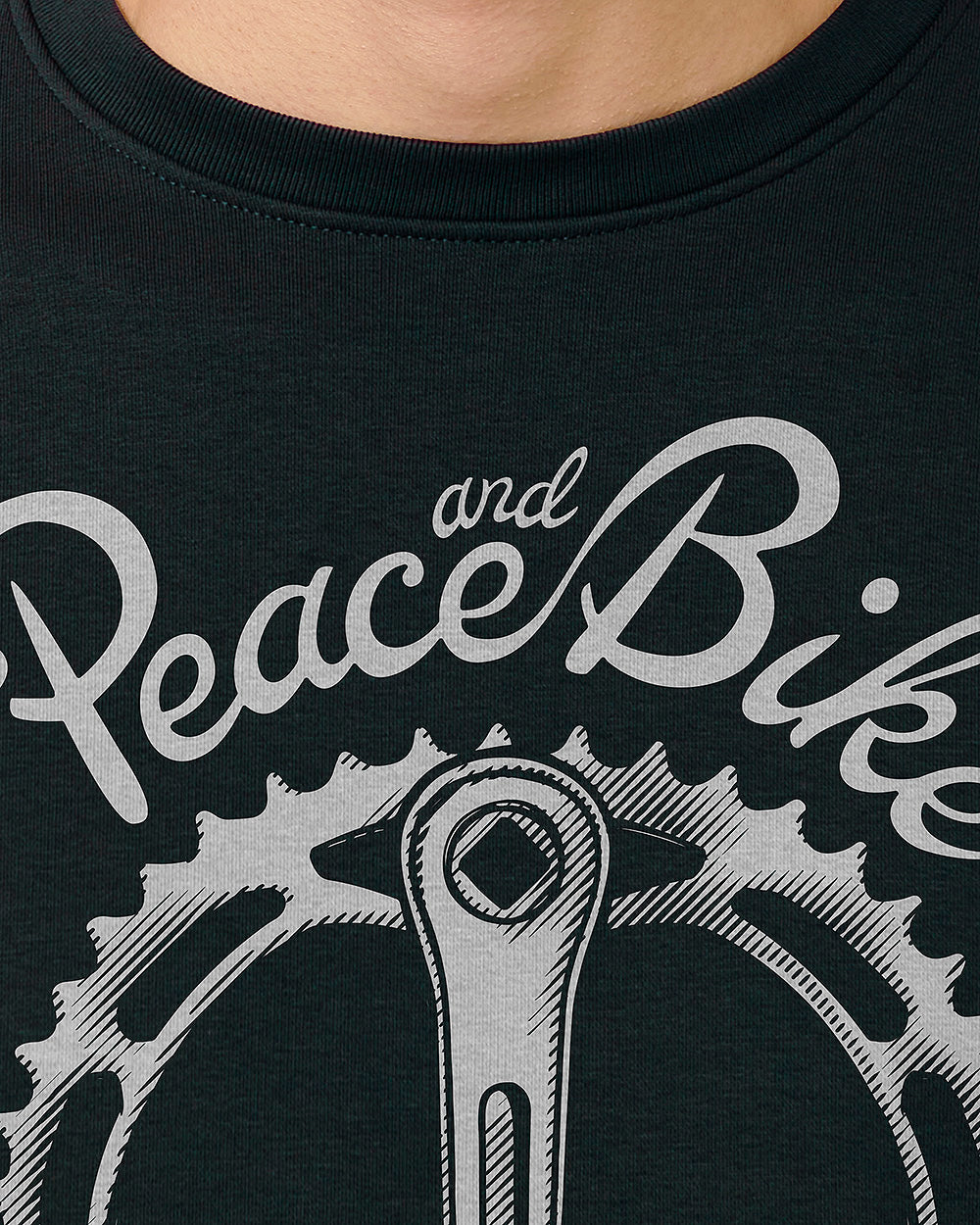 felpa girocollo mod. Peace and Bike