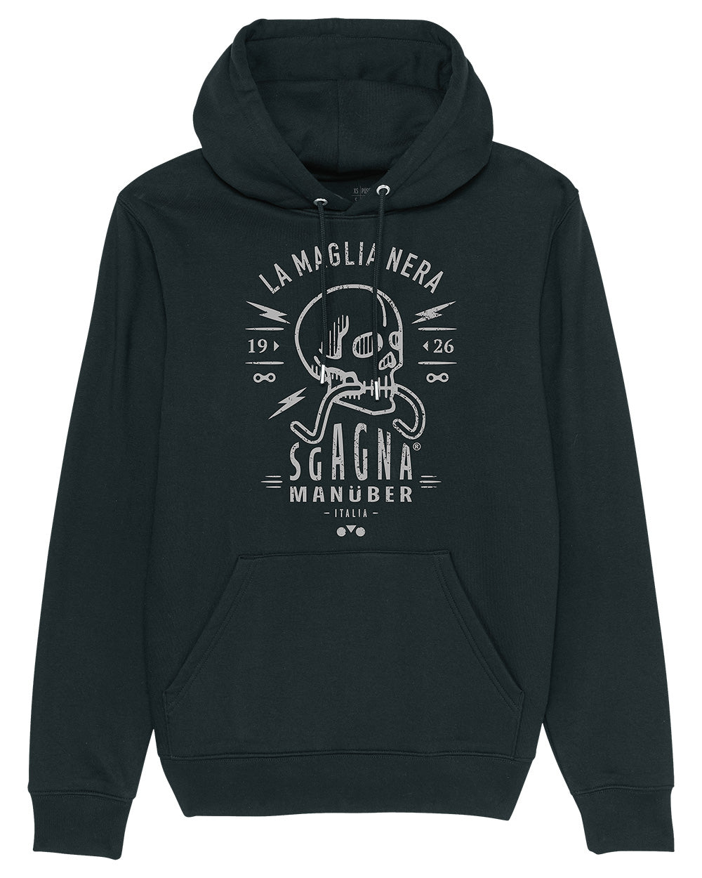 felpa con cappuccio mod. La Maglia Nera