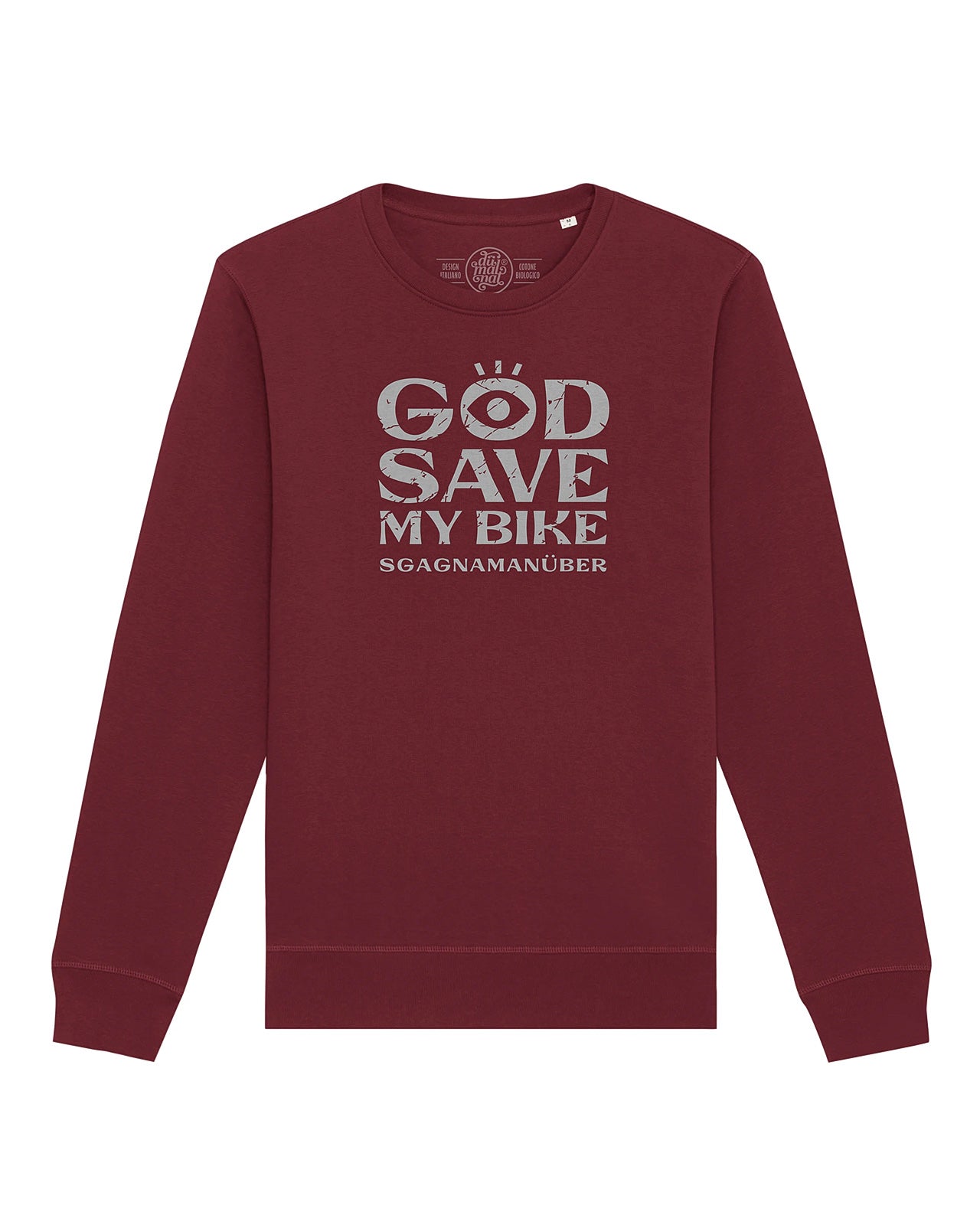 Felpa girocollo mod. God Save my Bike