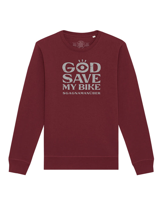 Felpa girocollo mod. God Save my Bike