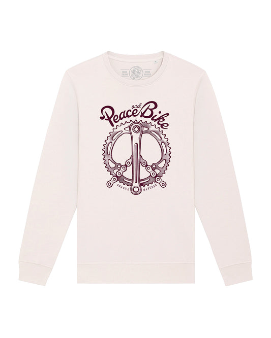 felpa girocollo mod. Peace and Bike
