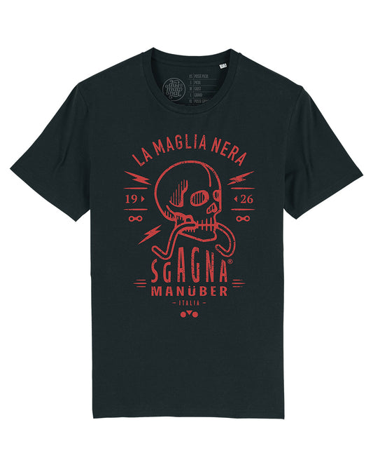 t-shirt "Sgagnamanüber" mod. La Maglia Nera