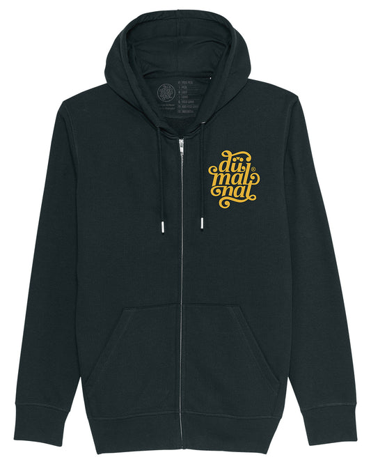 felpa con zip e cappuccio mod. Lo Sgagna