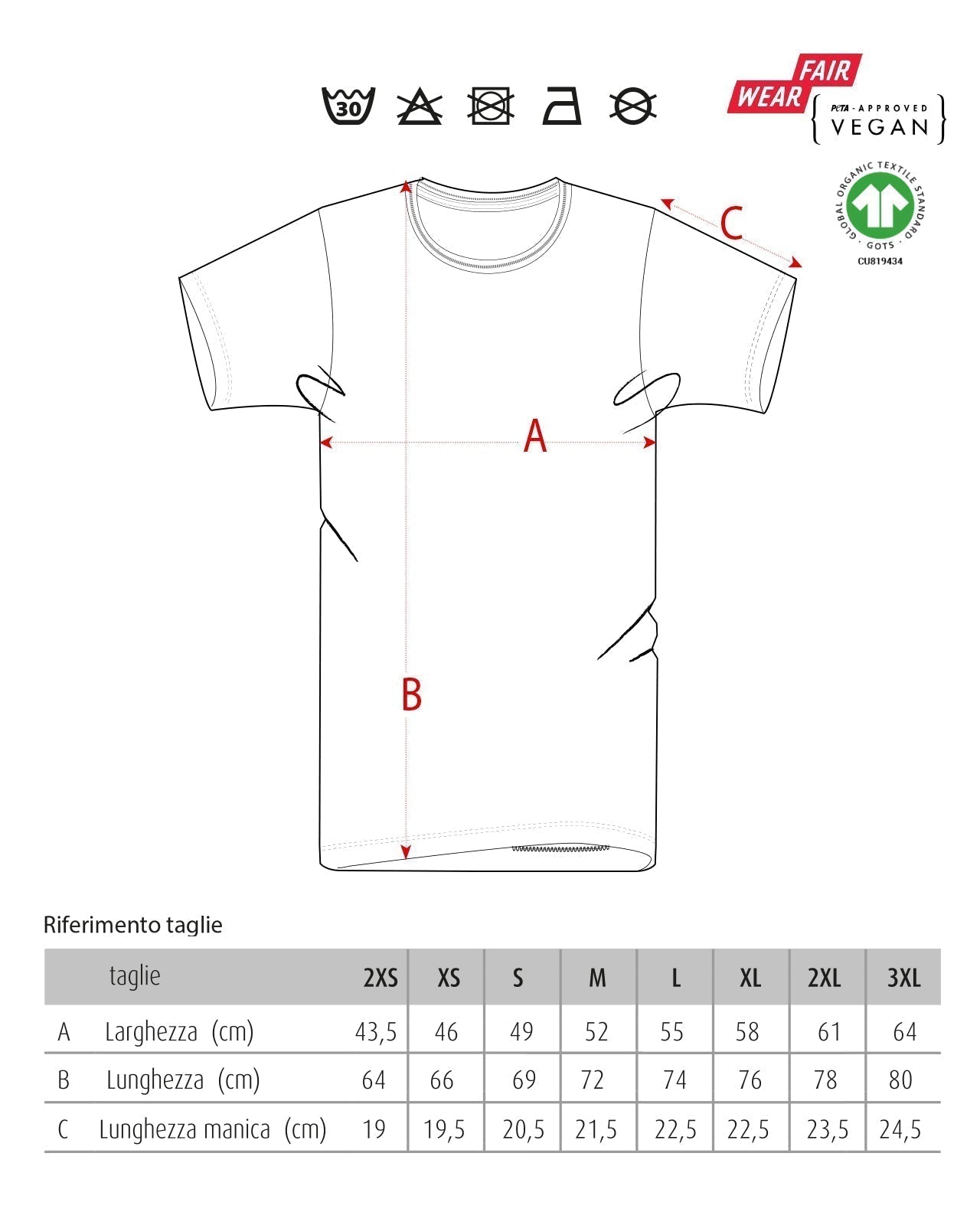 t-shirt "Sgagnamanüber" mod. Ciclista Sempre